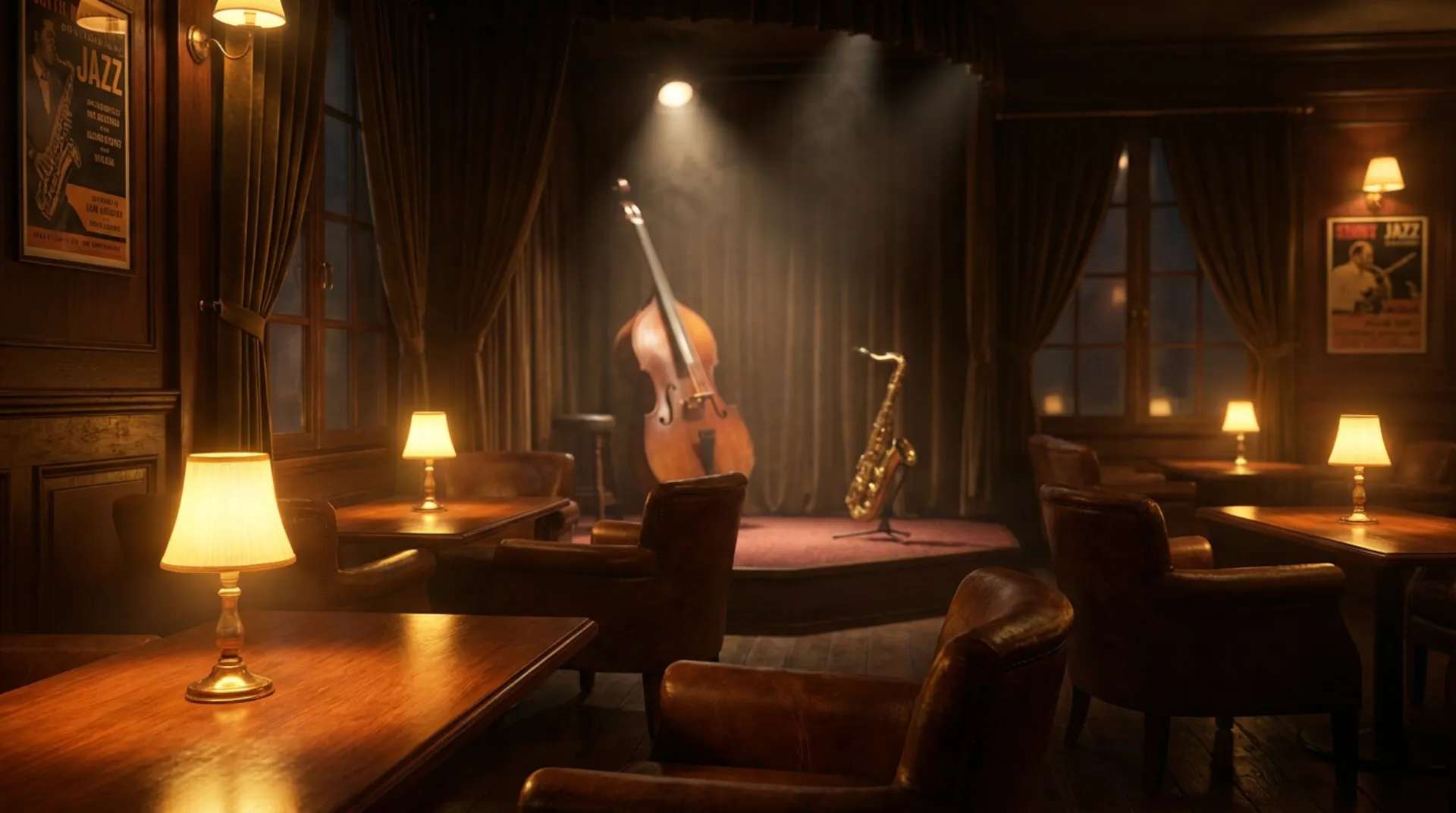 Inside the Jazz Atmosphere: Why Warm Acoustic Spaces Calm the Modern Mind - Discover the psychology behind jazz music and learn how warm acoustic spaces, intimate atmospheres, and human imperfection create the perfect environment for relaxation, focus, and emotional comfort.