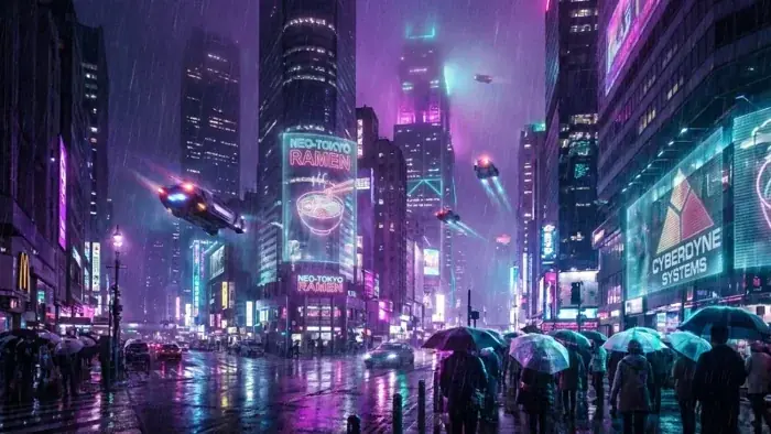 Cyber Dreams - Ambient Music & Futuristic Sounds for a journey into cyberpunk atmospheres and electronic soundscapes.